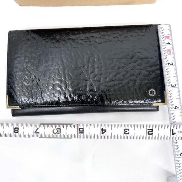 Vgt  Diesel  Black Leather Wallet Full Zip Store Mone & Credit Card Logo (64) - Picture 6 of 11